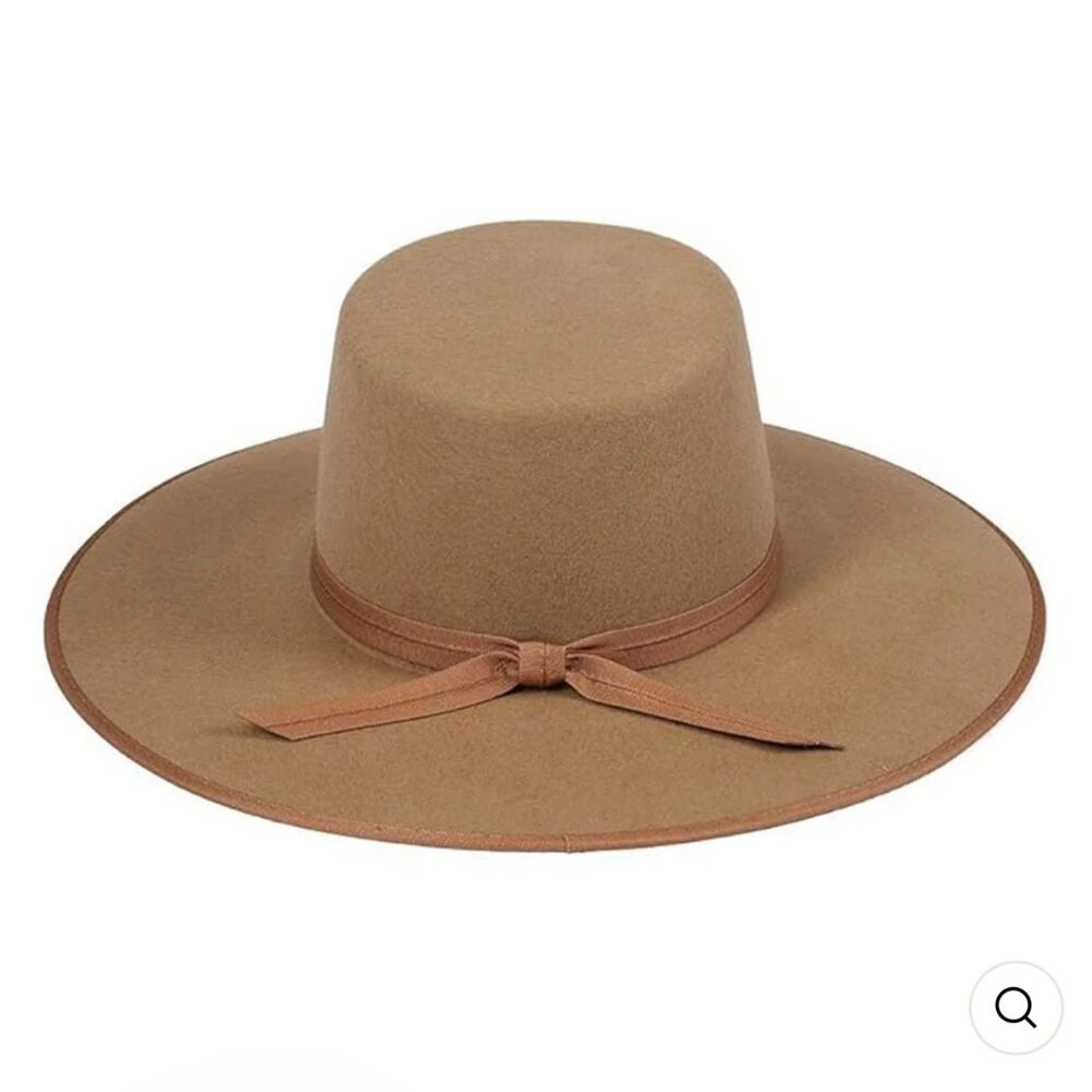 Lack of Color Women's Rancher Boater 100% Wool Hat in Teak Size Medium